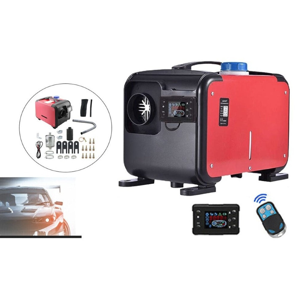 Diesel air heater compact design for portability