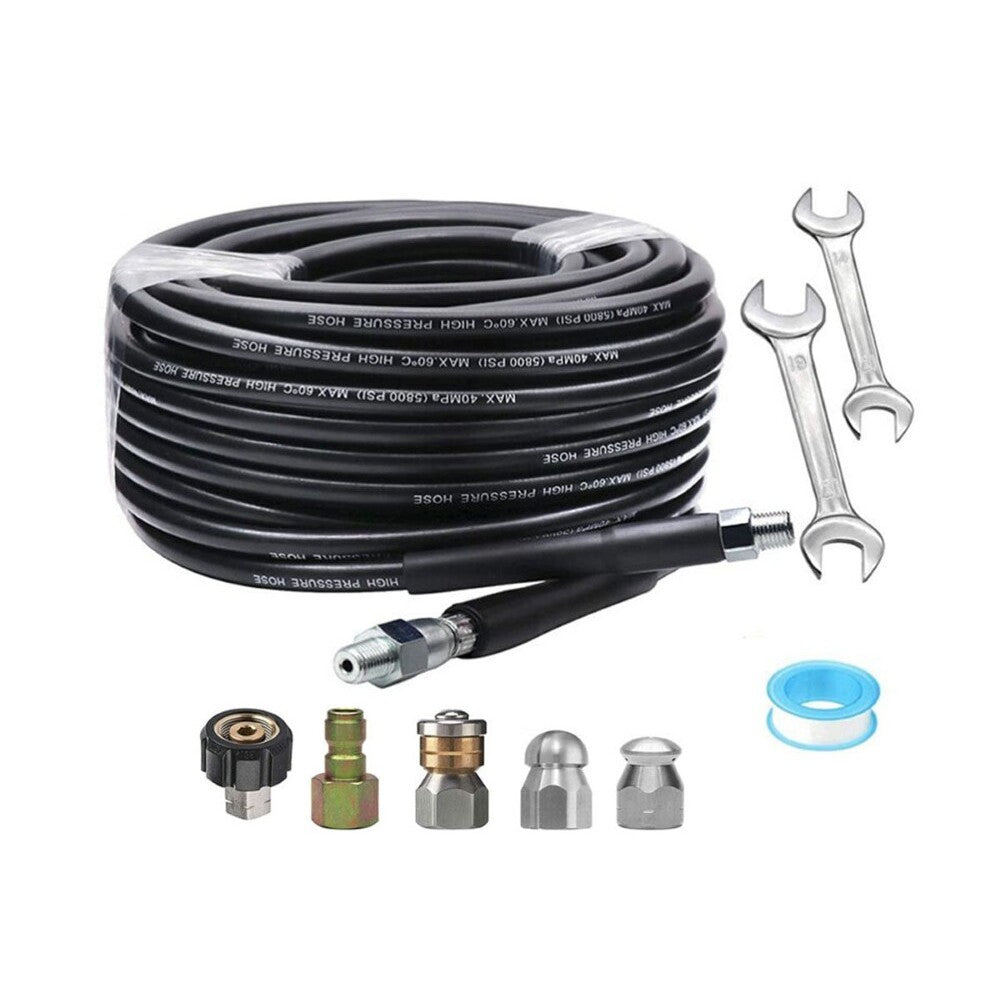 Drain/Pipe Cleaning Kit for Pressure Washers 10m