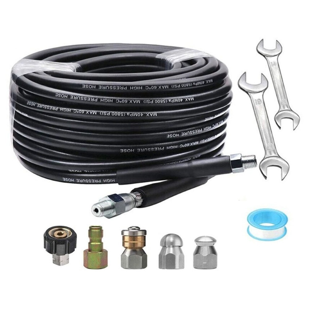 Drain/Pipe Cleaning Kit for Pressure Washers 10m