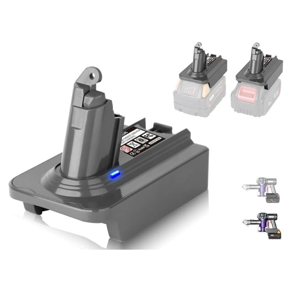 Battery adapter converter with clear connector pins