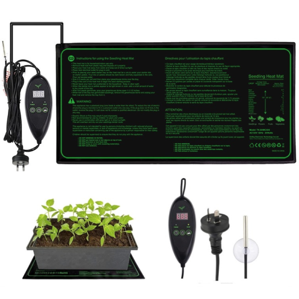 Seedling Heat Mat Plant Heated Pad 25x50CM