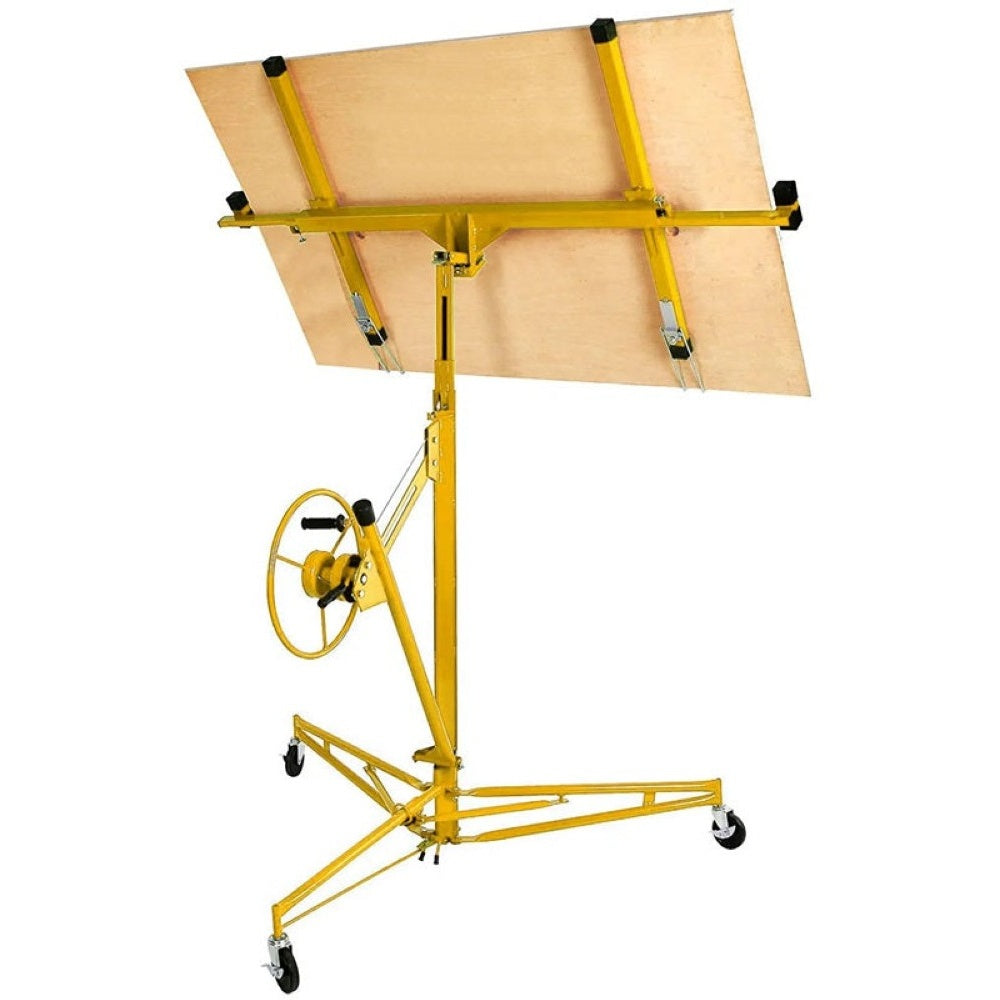 Drywall lifter assembled and ready for use
