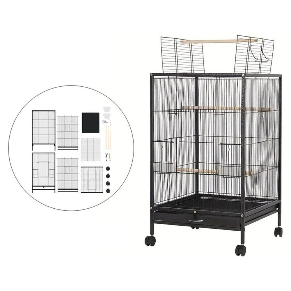 Bird Cage Parrot Aviary Perch Carrier