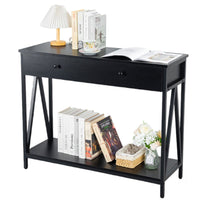 Thumbnail for Console table showing smooth black finish