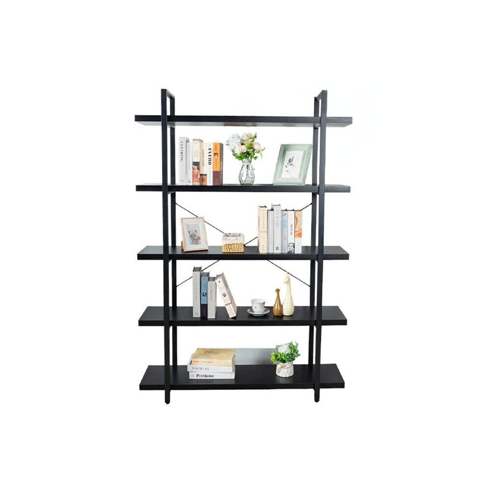 Book cabinet in living room setting