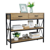 Thumbnail for Console table with metal frame close-up