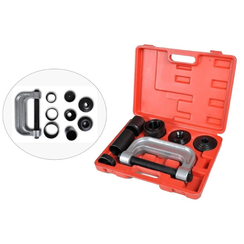 Ball joint tool kit with labelled parts