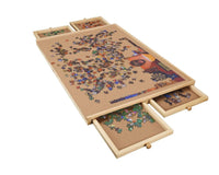 Thumbnail for Puzzle board with drawers storing puzzle pieces