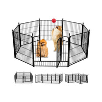 Thumbnail for Dog playpen assembled in square shape for small dogs