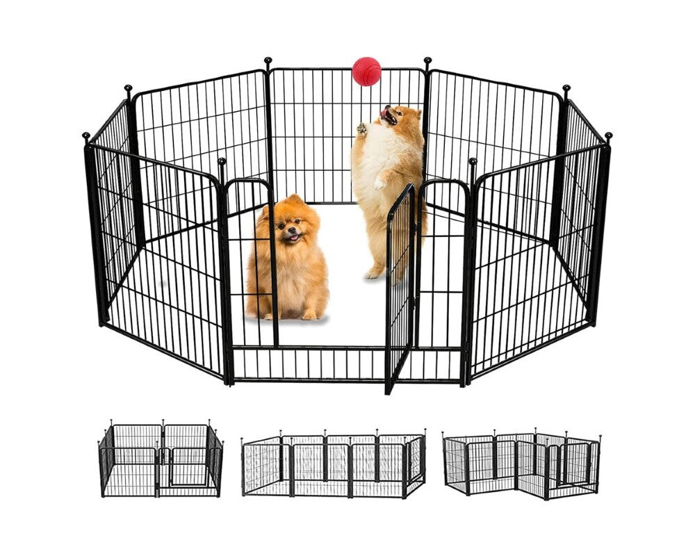 Dog playpen portable design for camping use