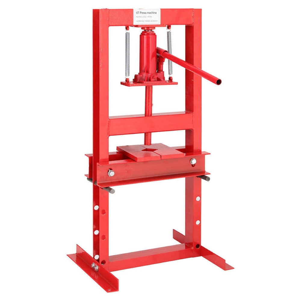 Shop press with installation kit and manual