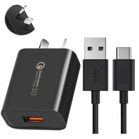 Thumbnail for Samsung charger and cable set in retail packaging