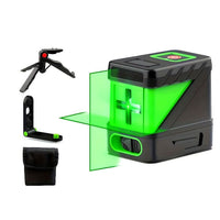 Thumbnail for Laser level with bright green beam in daylight