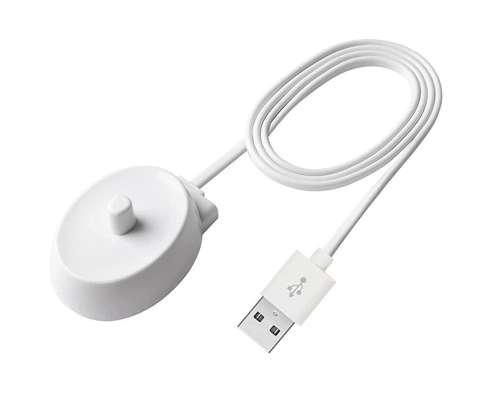 Charger plugged into USB power source