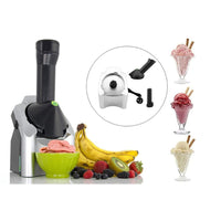 Thumbnail for Ice cream maker front view with silver and black finish