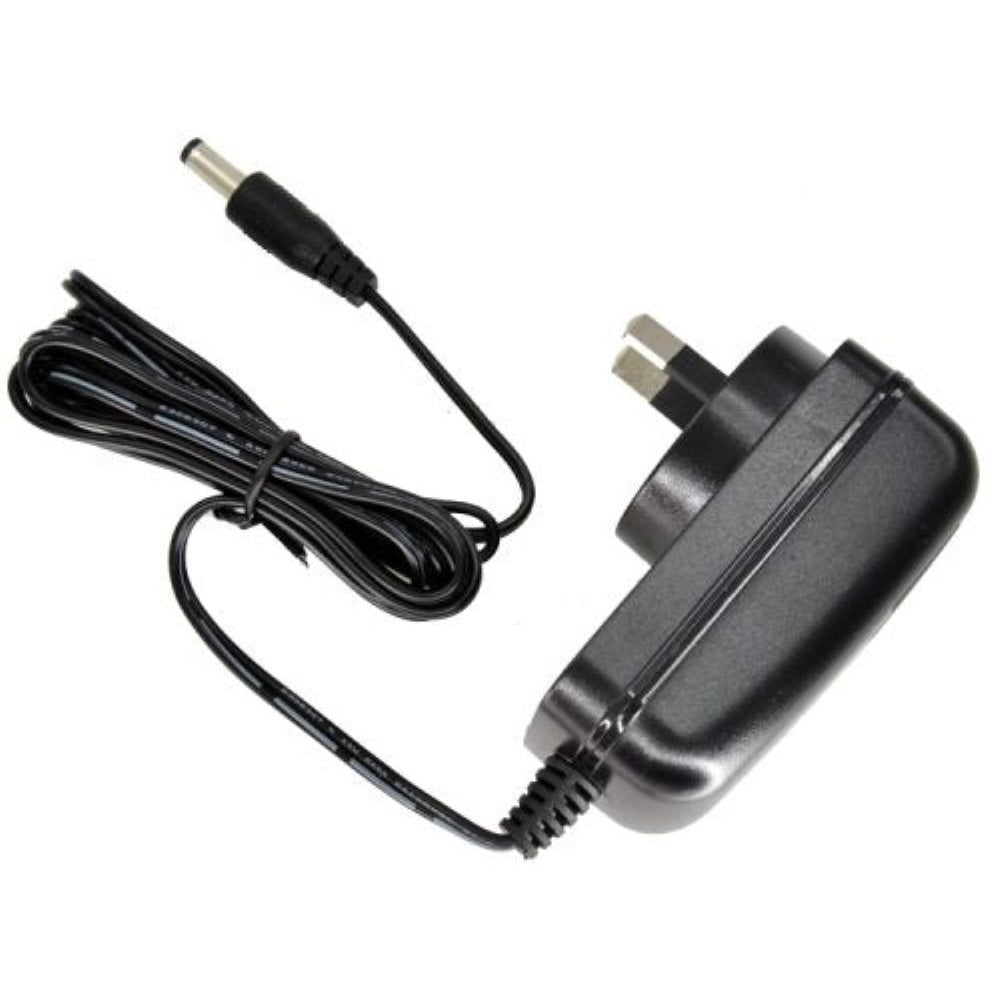 Power supply adapter plugged into NZ power outlet