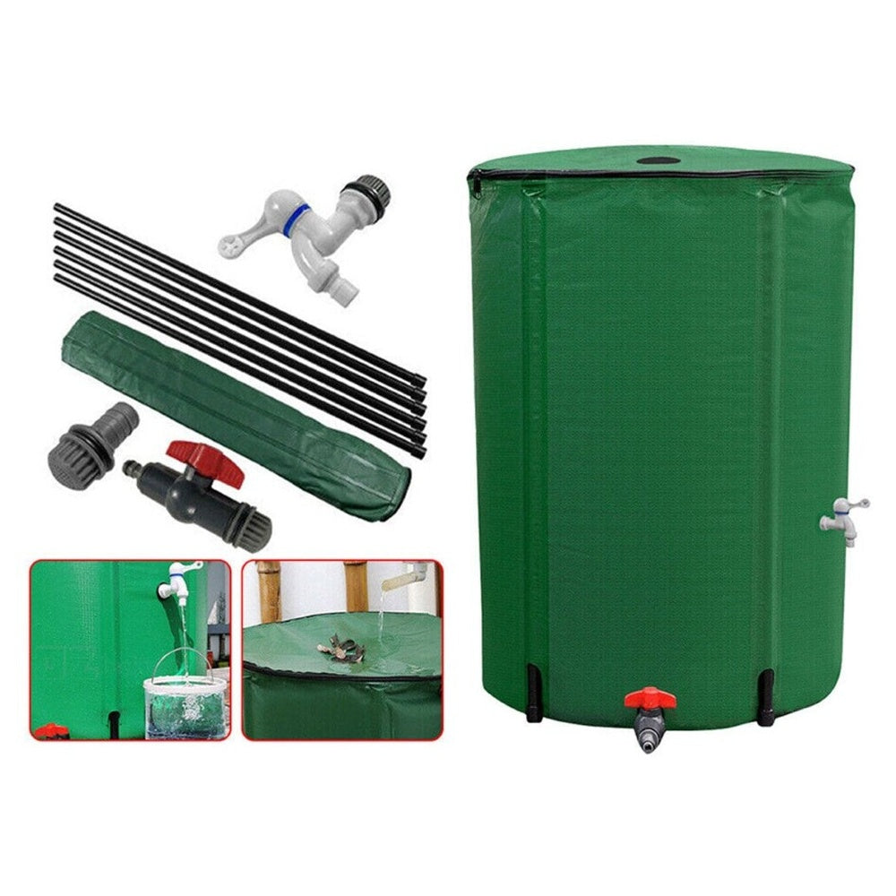 Rainwater barrel container for garden use