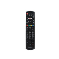 Thumbnail for Panasonic TV remote black ABS plastic front view