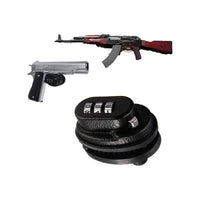 Thumbnail for Trigger gun lock 3-digit combination black zinc alloy