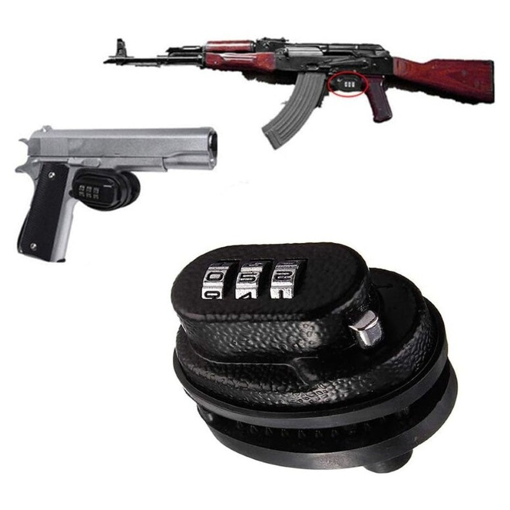 Trigger gun lock with integrated lock system design