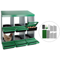Thumbnail for Chicken nesting box installed in hen house
