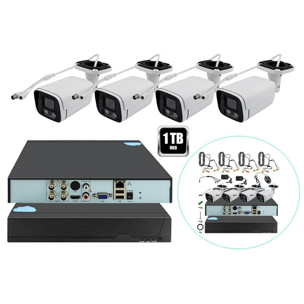 Security camera system package contents