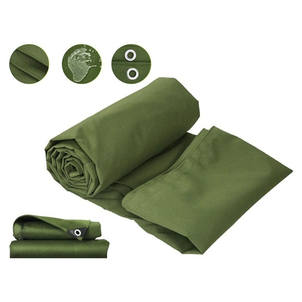 Tarpaulin with integrated rope edging