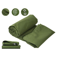 Thumbnail for Tarpaulin with integrated rope edging