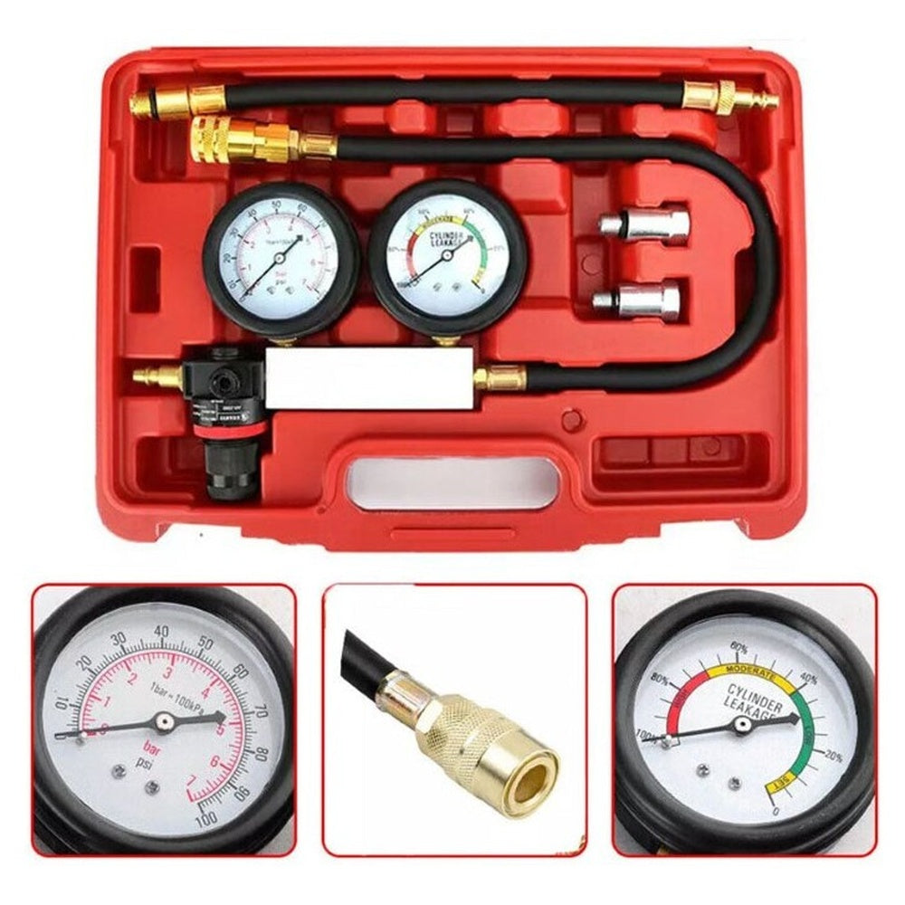 Leak tester used on petrol engine