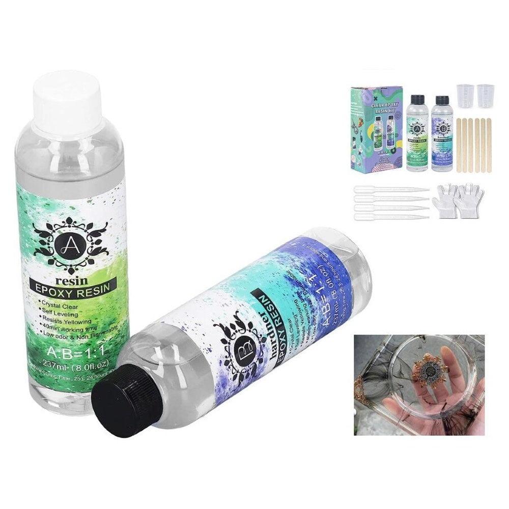 Epoxy resin mixed and ready for use