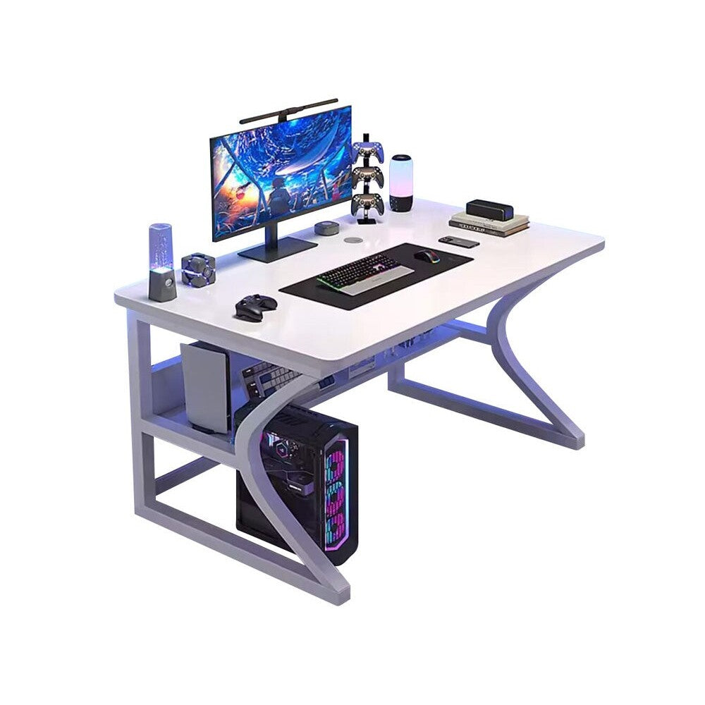 Desk showing thick tabletop material