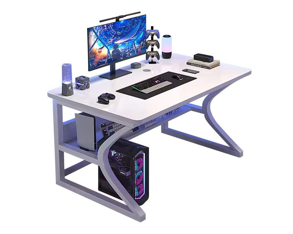 Computer desk with clean modern design