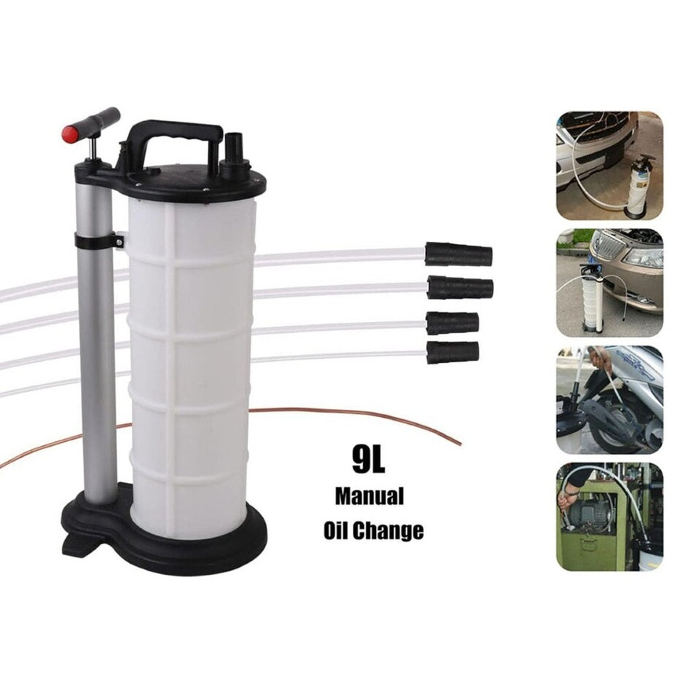 9L fluid extractor pump ready for boat use