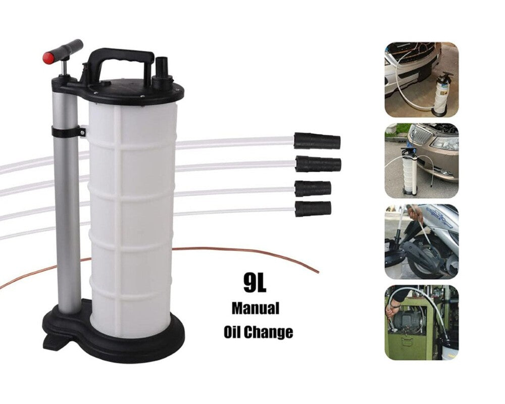 9L fluid extractor pump ready for boat use