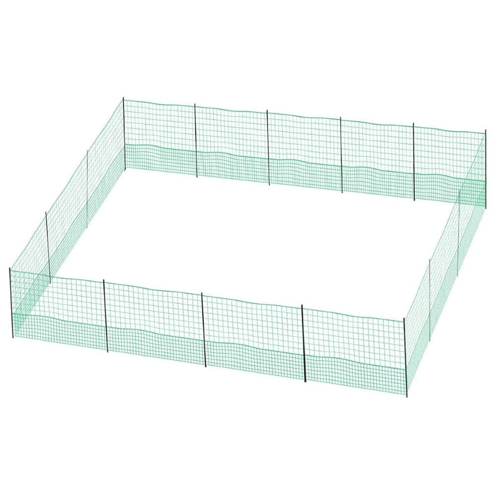12 metre green chicken fence mesh roll