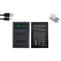 Thumbnail for Sony NP-BD1 charger showing LED charging indicators