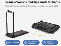 Thumbnail for Foldable Walking Pad Treadmill Compact Flat