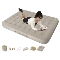 Thumbnail for Inflatable mattress used outdoors camping