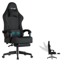 Thumbnail for Gaming chair with removable neck pillow