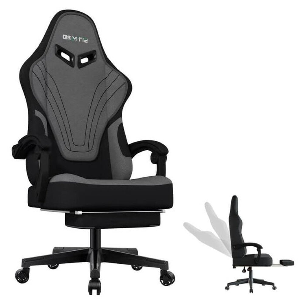 Gaming chair ergonomic video game chair in black