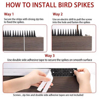 Thumbnail for Bird Spikes Fence Spikes 12Pcs(5.2M)