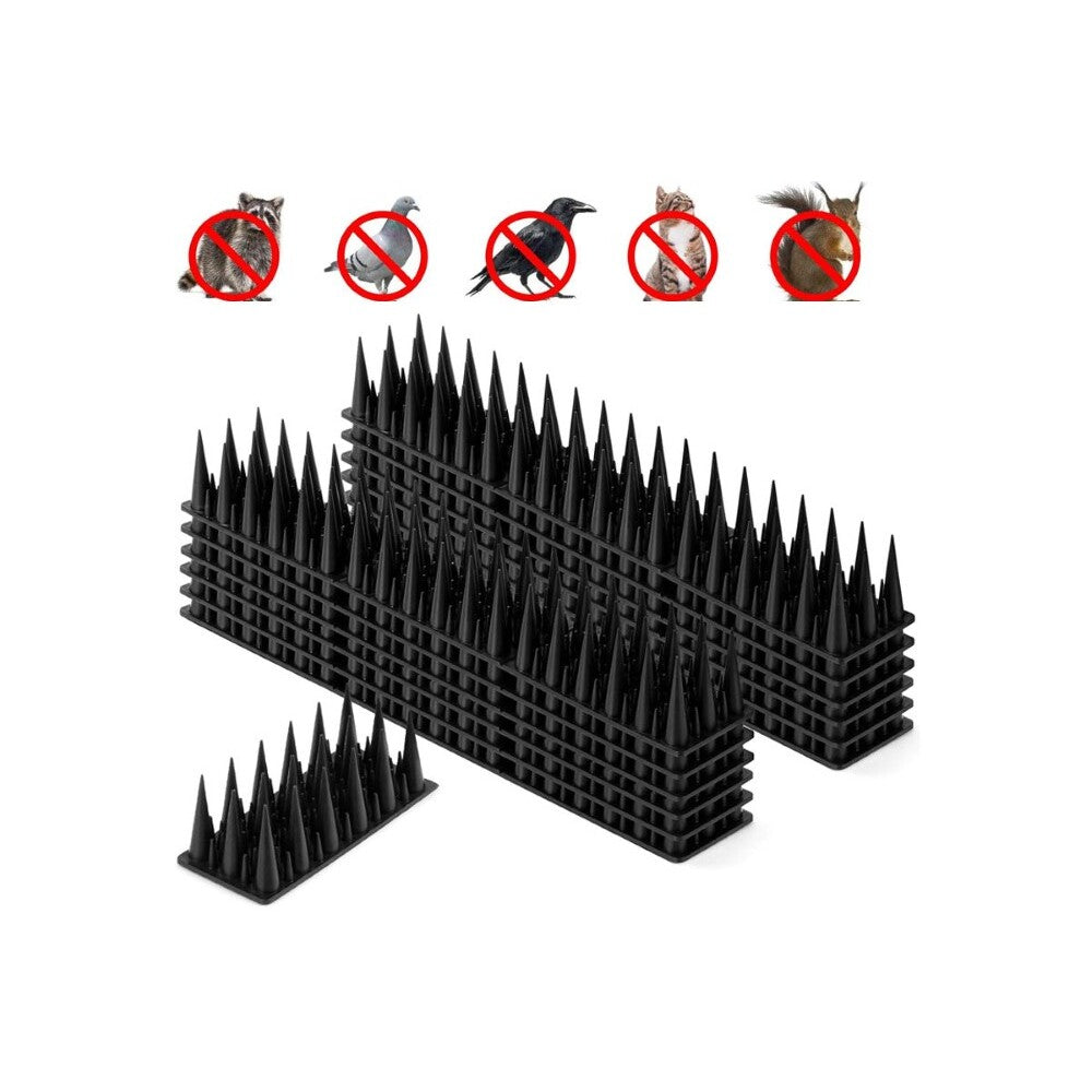 Spikes showing durable weather-resistant plastic