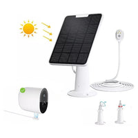 Thumbnail for Solar panel charger for Arlo security cameras in white