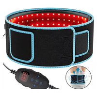 Thumbnail for Red light therapy wrap belt showing full length in black and blue