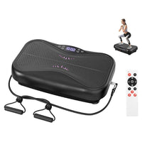 Thumbnail for Vibration plate exercise machine with control panel