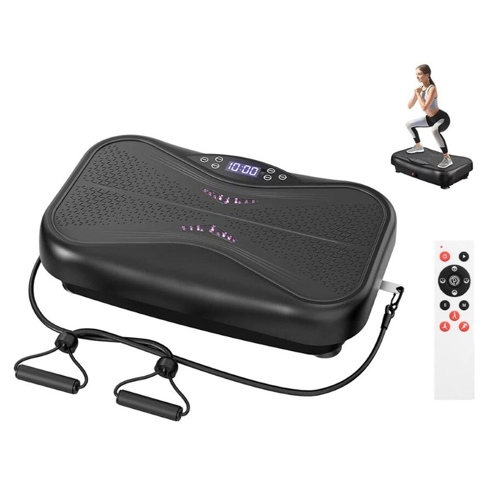 Vibration plate body shaper with coloured speed indicator lights