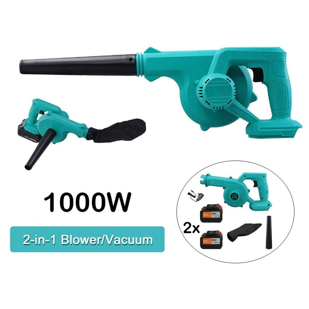 Cordless leaf blower and vacuum handheld tool