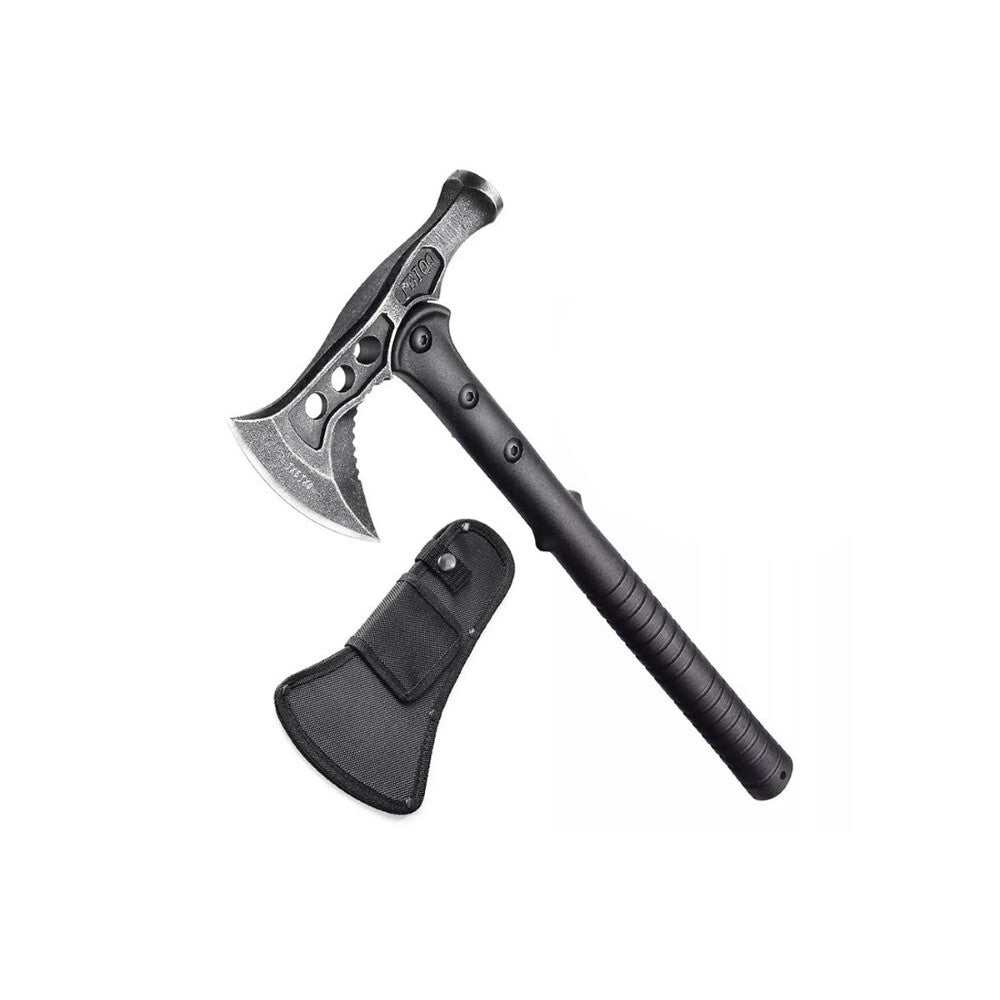 Tactical Survival Hawk Tomahawk W Hammer Throwing Axe 15"