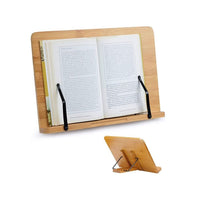 Thumbnail for Adjustable wooden book stand made of pine wood
