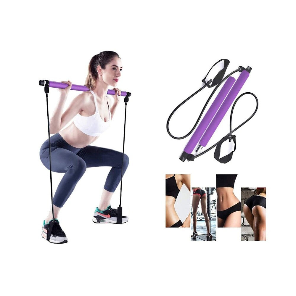Pilates Bar Kit with Resistance Band